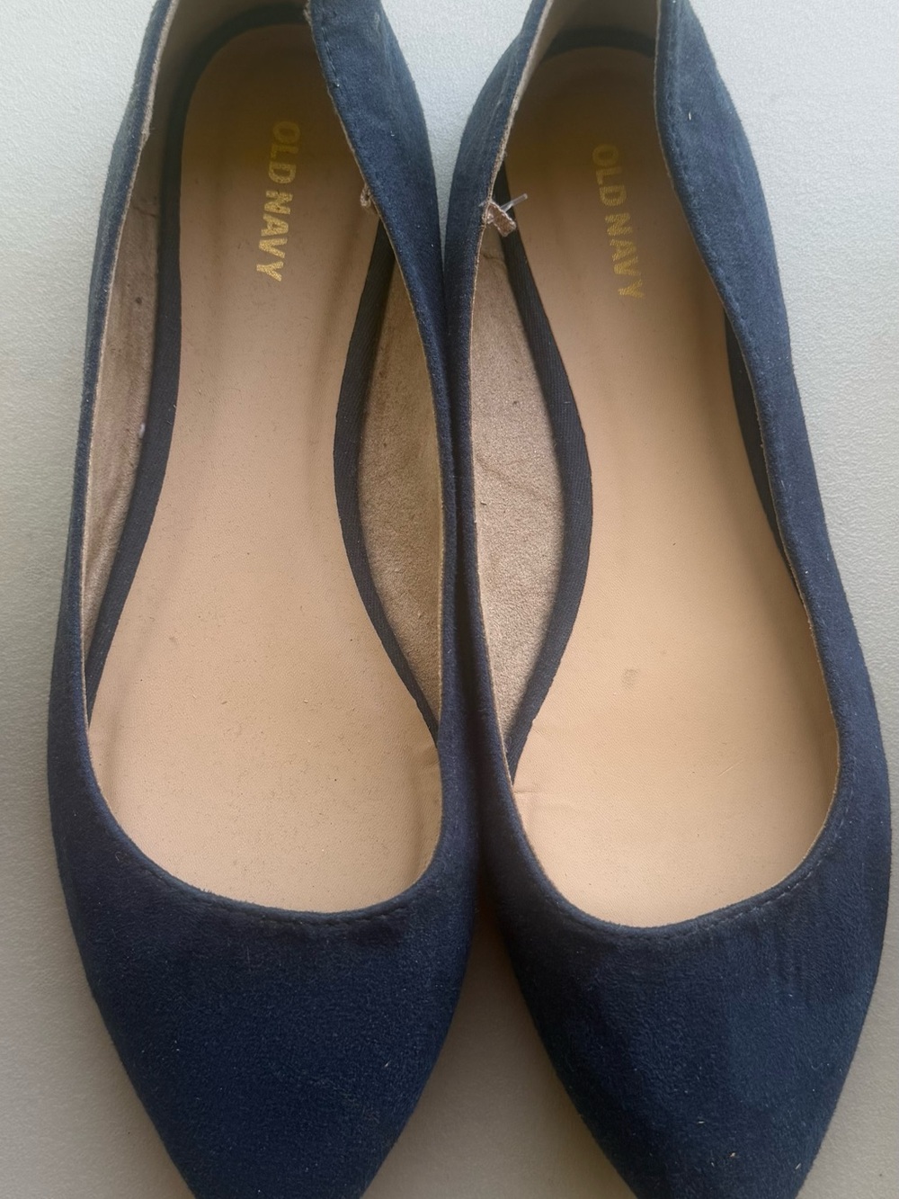 Old Navy Women's Dark Blue Pointed Toe Flats
